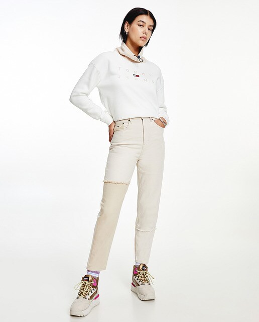 Pantalón vaquero de mujer mom fit ultra high rise · Tommy Jeans · El Corte  Inglés