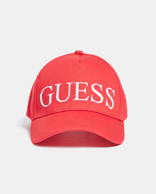 Gorra de mujer Guess de algodón en rojo con detalle de la marca · Guess · El  Corte Inglés