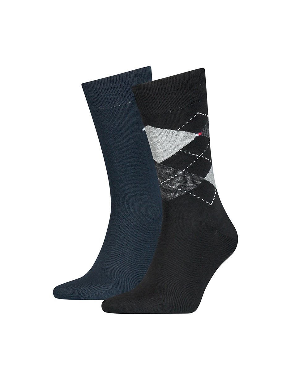 Lot de deux paires de chaussettes basses plusieurs