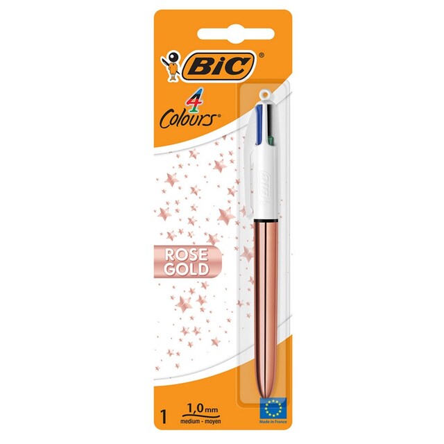 Imagem 0 de Esferográfica Retrátil 4 Colours Rose Gold Bic