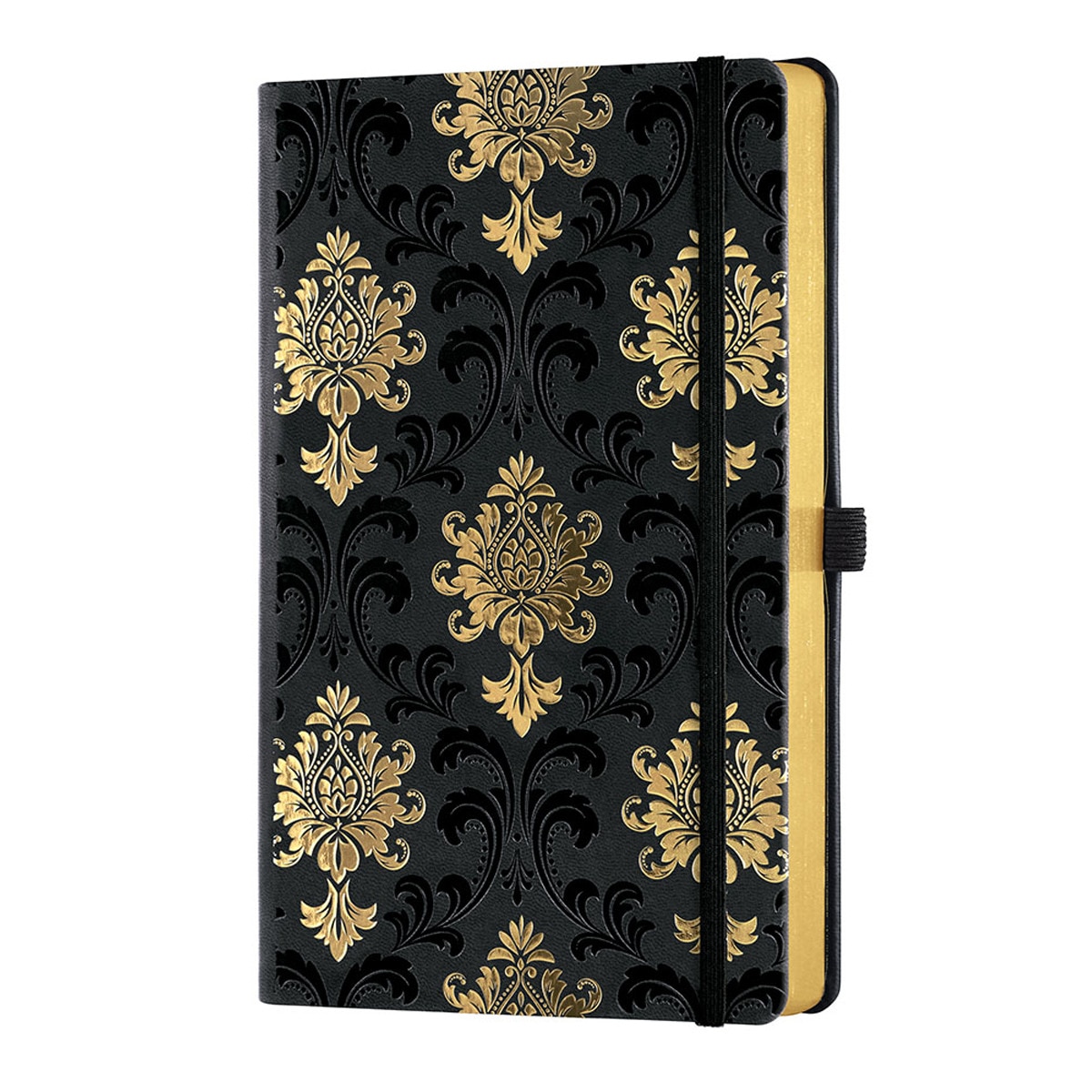 Castelli Milano - Cuaderno Cuarto Horizontal Copper&Amp;Gold Baroque Gold
