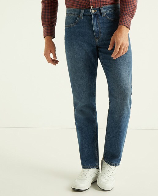 Comprar Pantalón vaquero hombre algodón orgánico relaxed · Unit · Hipercor