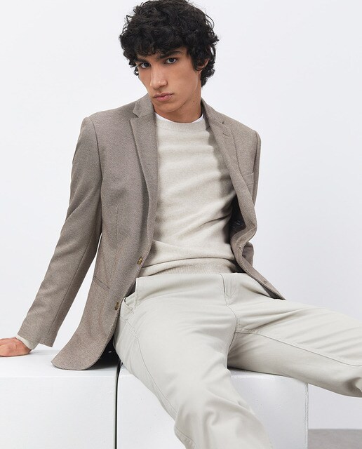 Americana de hombre marrón · Sfera · El Corte Inglés