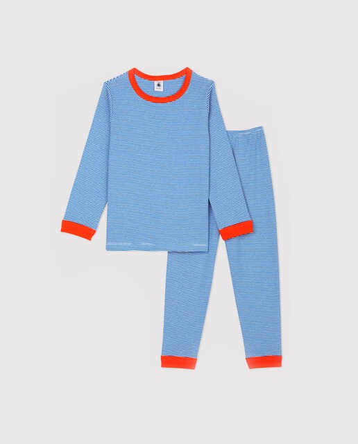 Pijama milrayas de niño de algodón · Petit Bateau · El Corte Inglés