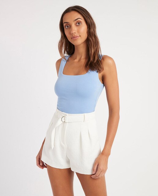 Camiseta de mujer ajustada con escote cuadrado · Kookai · El Corte Inglés