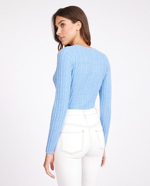 Chaqueta de punto de mujer con fantasía y manga larga · Kookai · El Corte  Inglés
