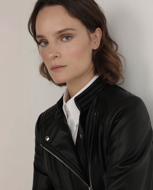 Cazadora biker de mujer acolchados · Woman El Corte Inglés · El Corte Inglés