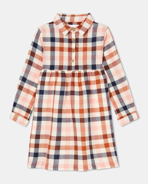 Vestido de niña cuadros vichy rosa · Kids El Corte Inglés · El Corte Inglés