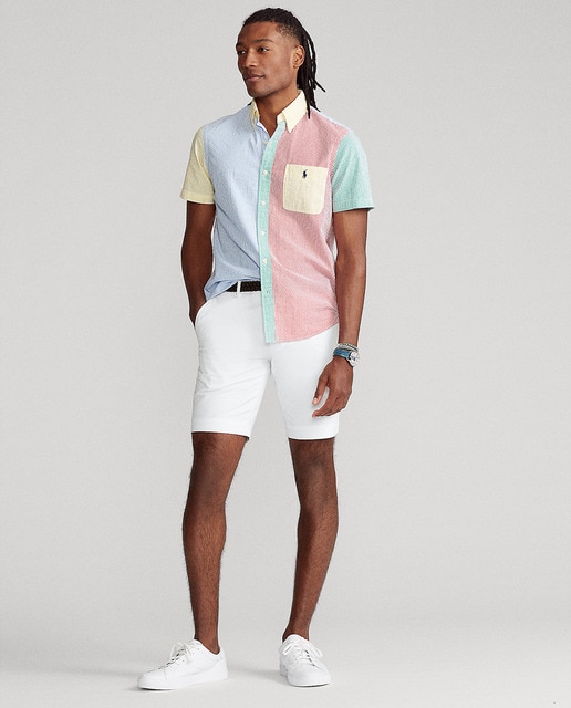 Polo Ralph Lauren SLIM SHORT-SHORT-SLEEP BOTTOM Marino - Envío gratis |  Spartoo.es ! - textil Shorts / Bermudas Hombre 38,36 €