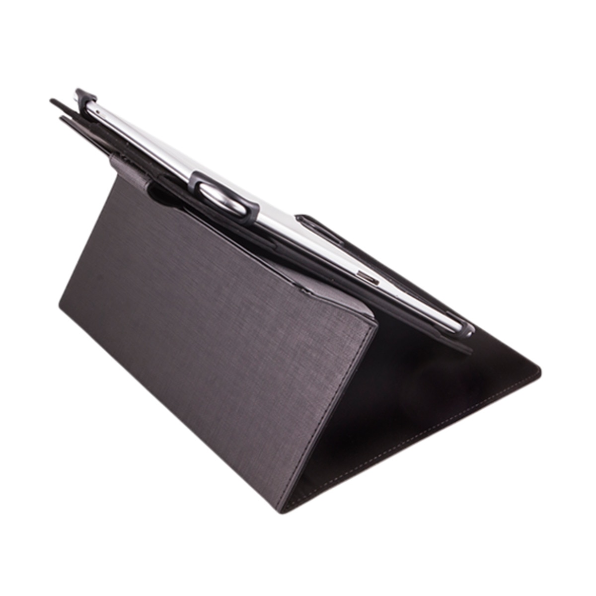 Funda negra SilverHT Rotatory 360º para tablets de 9" a 10,4" Negro-1