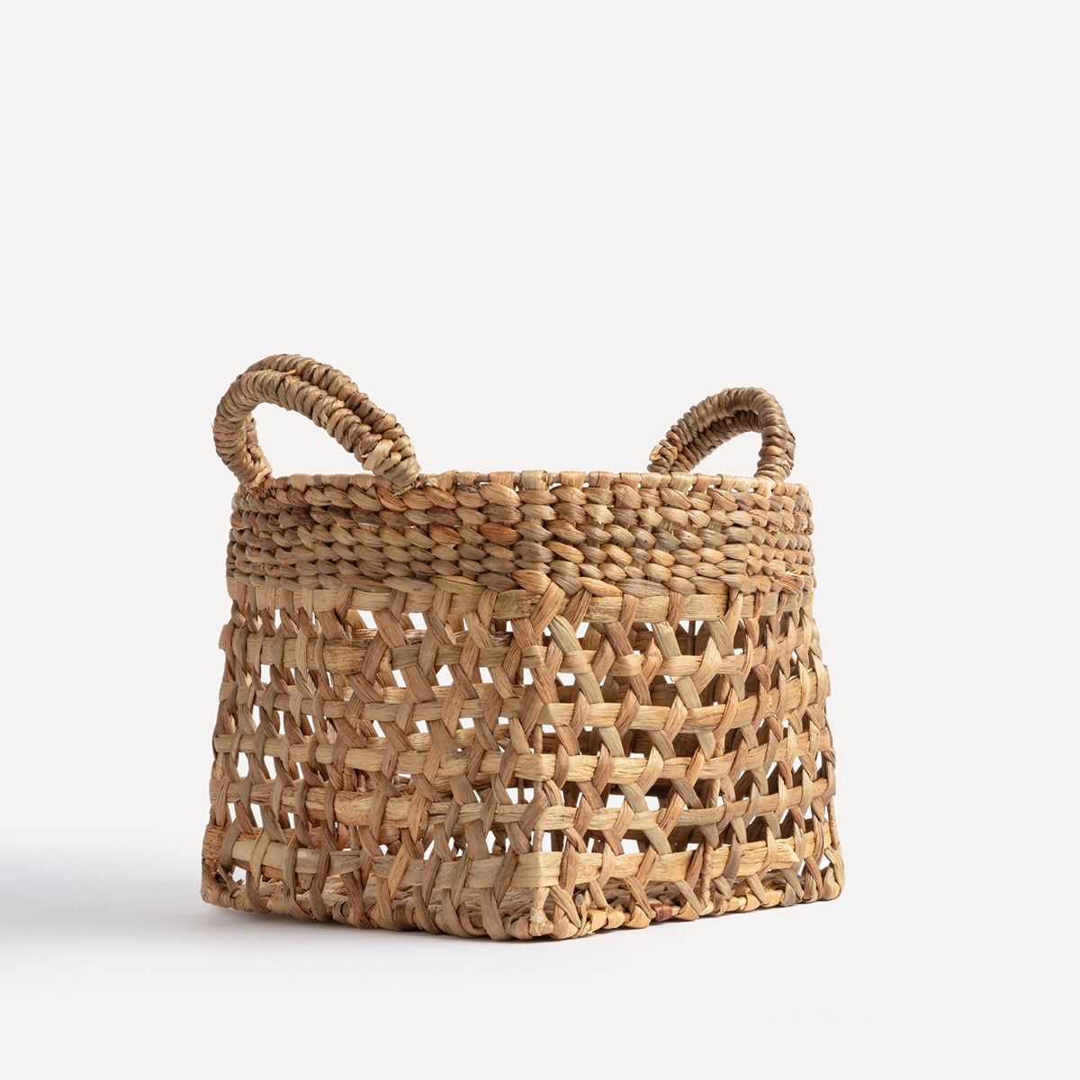 Cesta com base quadrada Jacinto Natural-4