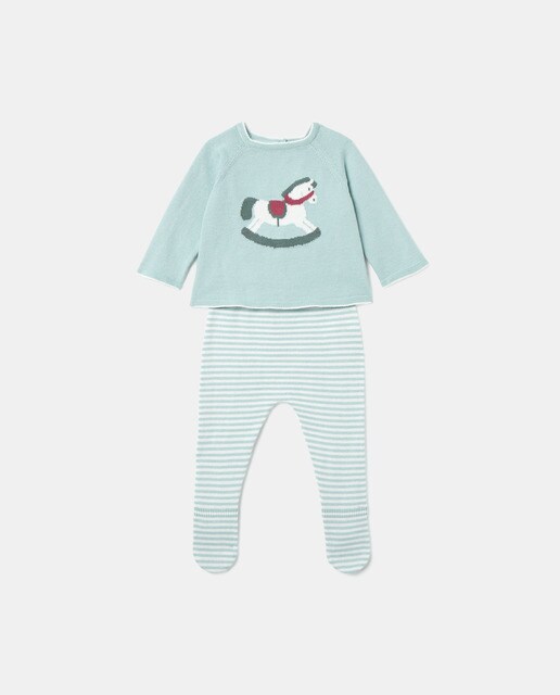 Conjunto tricot de bebé niño con intarsia · Coconut El Corte Inglés · El  Corte Inglés