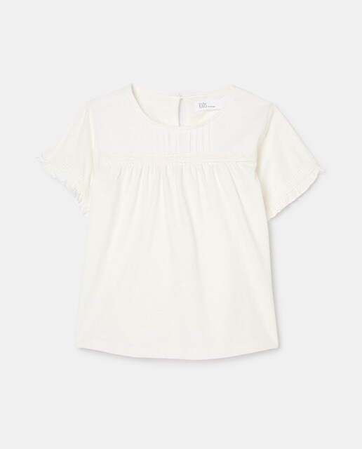 Camiseta de niña lencera azul · Kids El Corte Inglés · El Corte Inglés