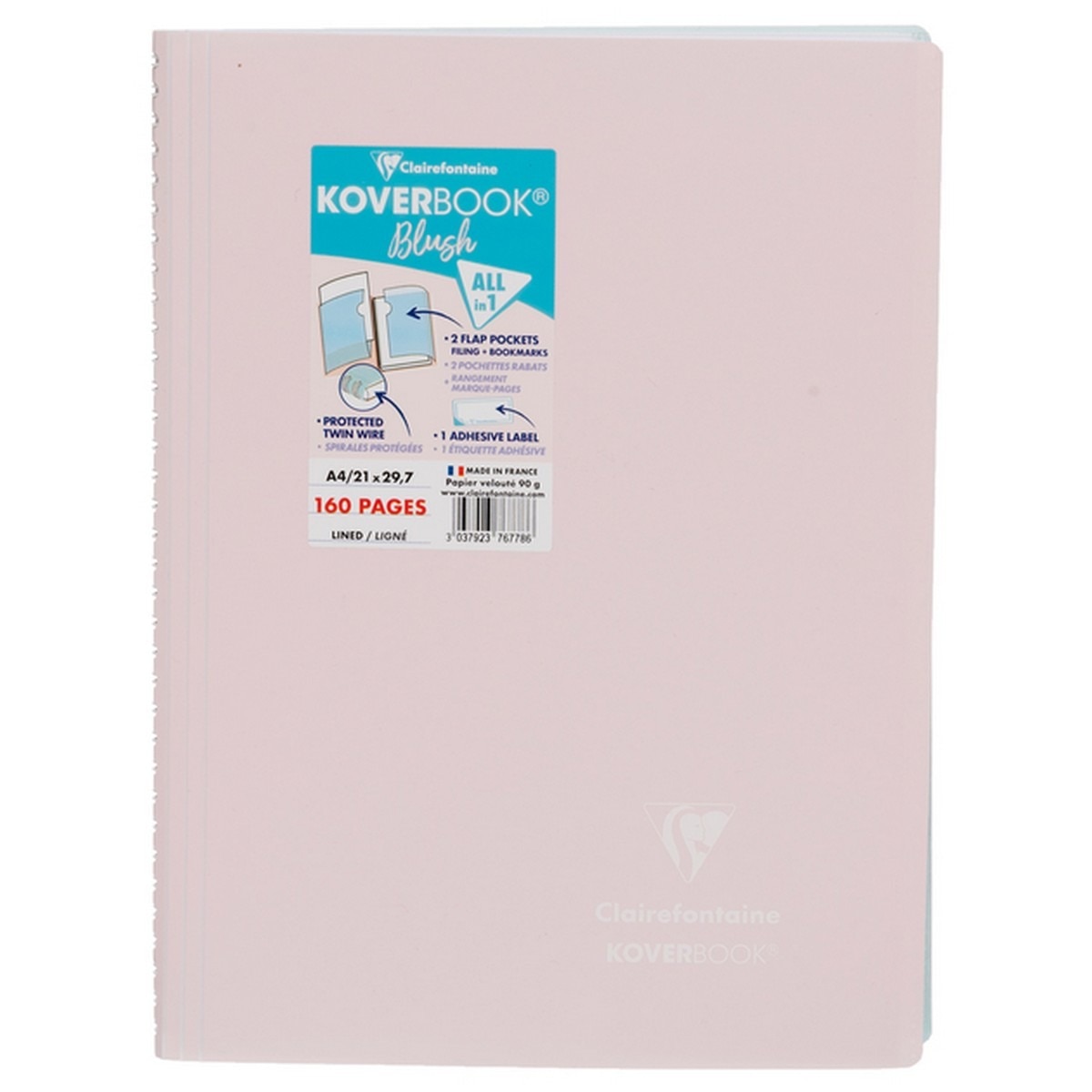 Caderno A4 Rosa Clairfontaine 1