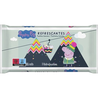 toallitas húmedas refrescantes Pepa Pig envase 12 unidades - Peppa Pig