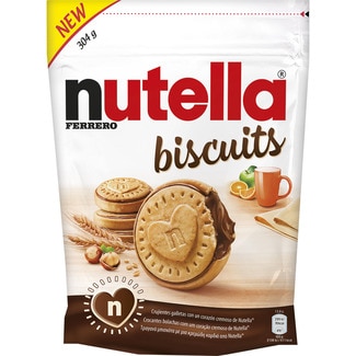 galletas rellenas de Nutella envase 304 g - Nutella