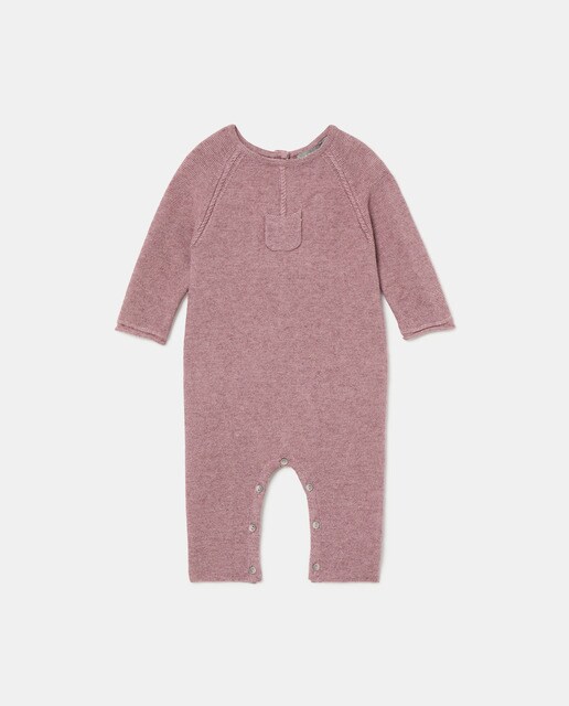Pelele tricot de bebé niña con bolsillo y trenza · Coconut El Corte Inglés  · El Corte Inglés