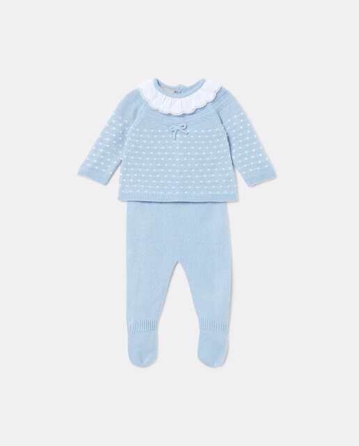 Conjunto de bebé niño tricot cuello gola jacquard · Coconut El Corte Inglés  · El Corte Inglés