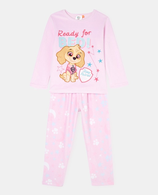 Pijama de niña de velour Patrulla canina · Personajes · El Corte Inglés