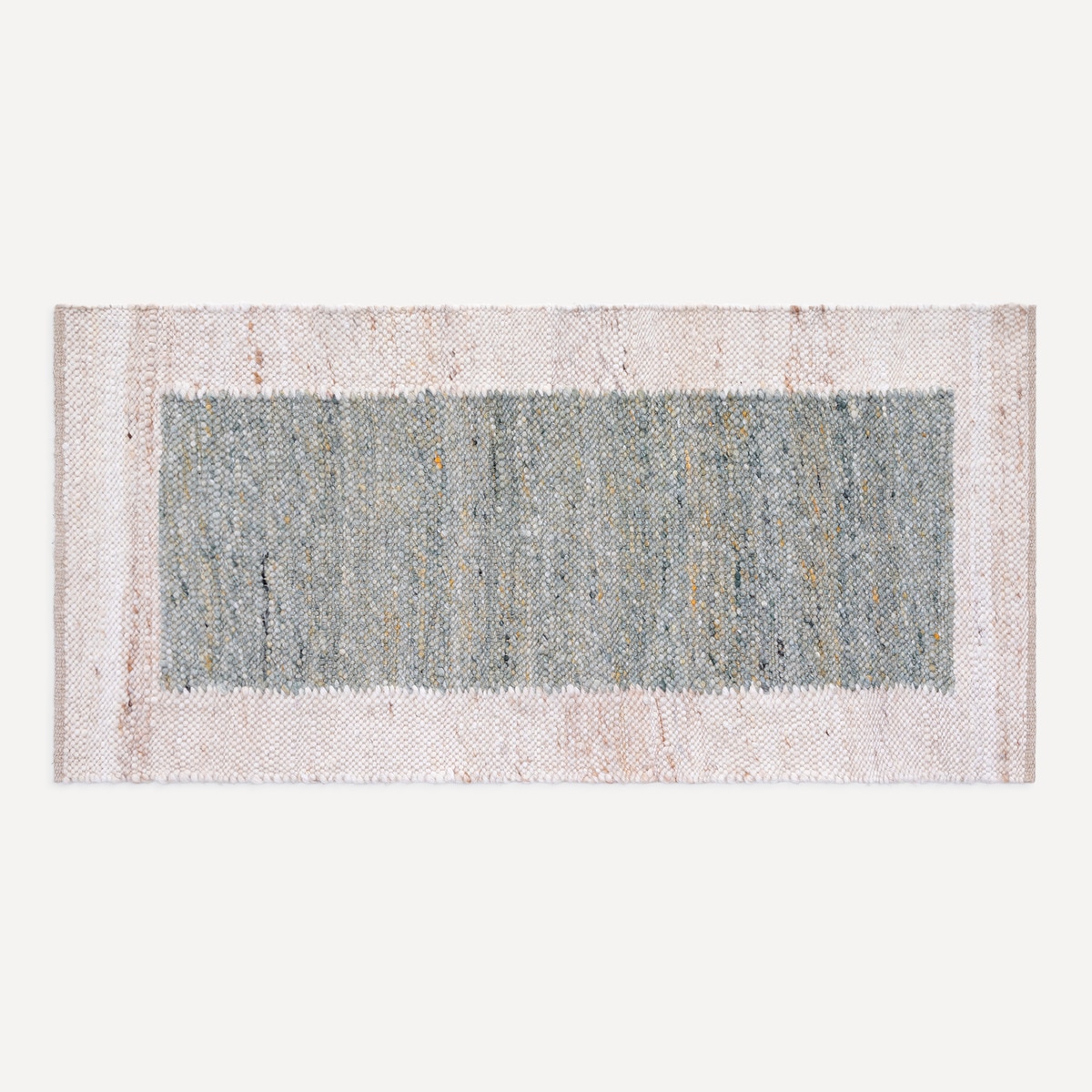 Tapete feito à mão Ariel Verde-1