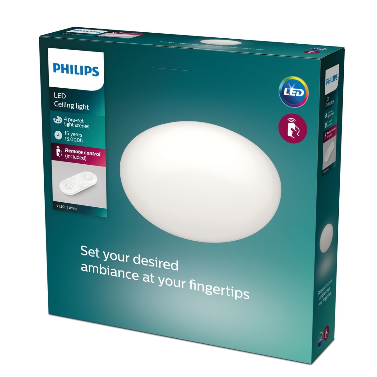 Plafón LED 24 W TOBA 27K-65K C/M Luz cálida ( <= 3000 K )-2