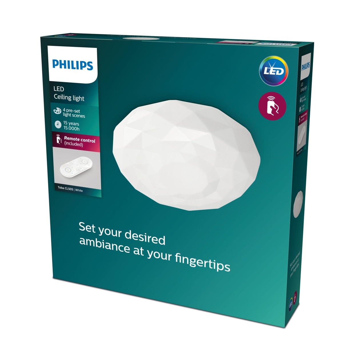 Plafón LED Toba 23W 27K-65K C/M Luz cálida ( <= 3000 K )-4