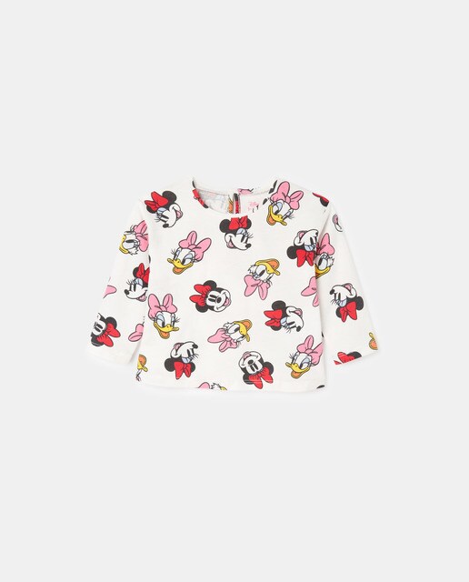 Camiseta de bebé niña manga larga Minnie \u0026 Daisy · Baby El Corte Inglés ·  El Corte Inglés