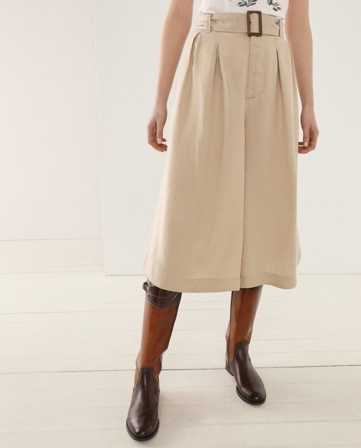 Imagen 0 de Falda pantalón con cinturón