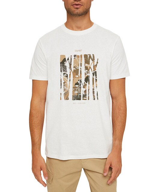 Camiseta de hombre crudo de manga corta · Esprit · El Corte Inglés