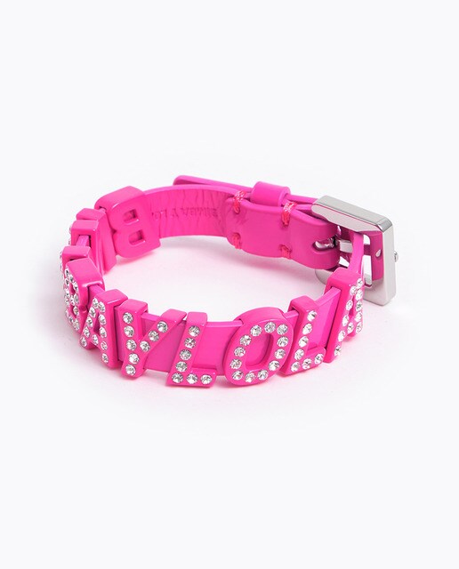 Pulsera con logo rosa flúor · Bimba y Lola · El Corte Inglés