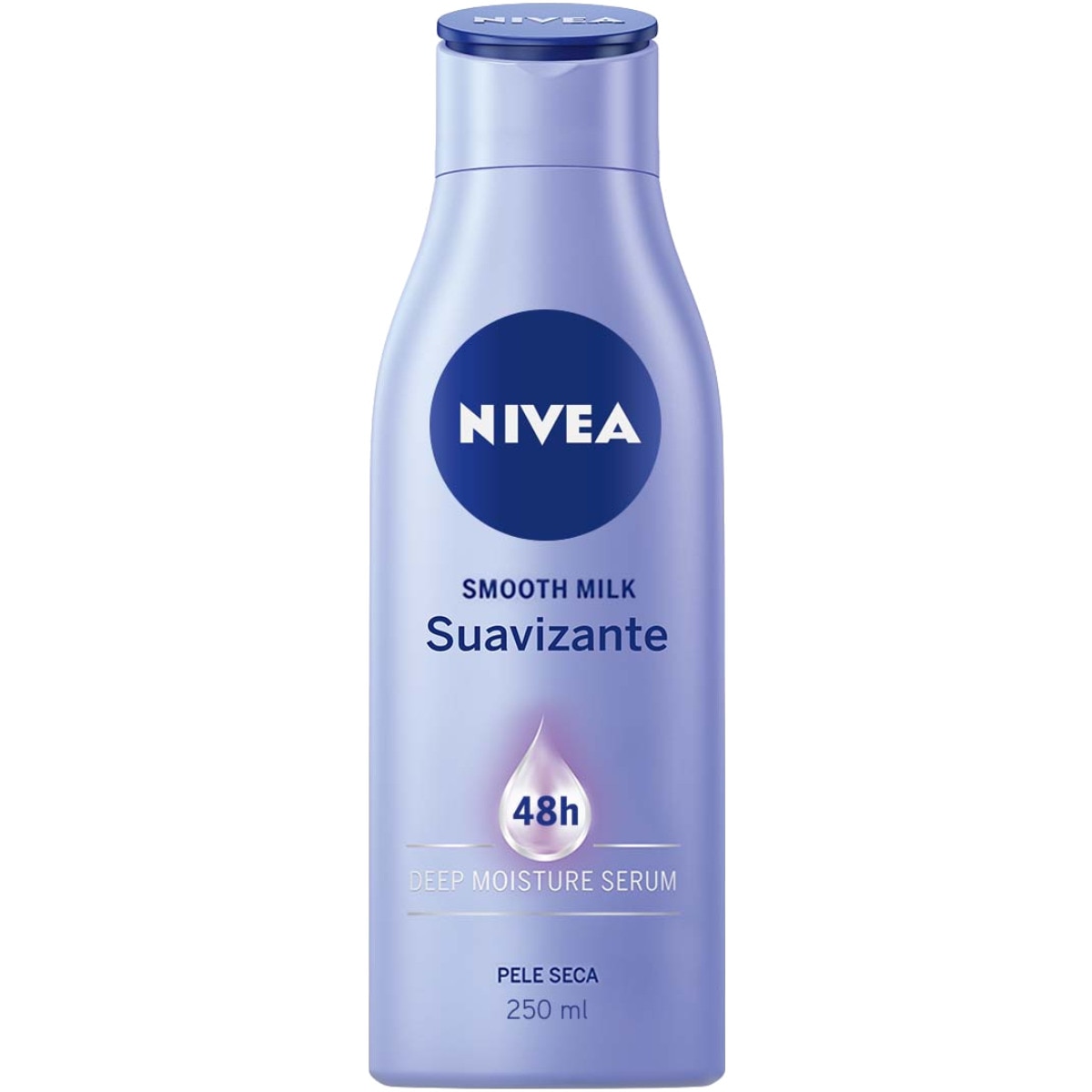 Loção para Corpo Suavizante 48h Pele Seca Smooth Milk embalagem 250 ml