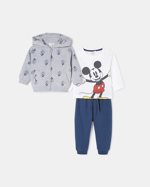 Chándal De Bebés Tres Piezas Mickey Mouse Disney Hipercor