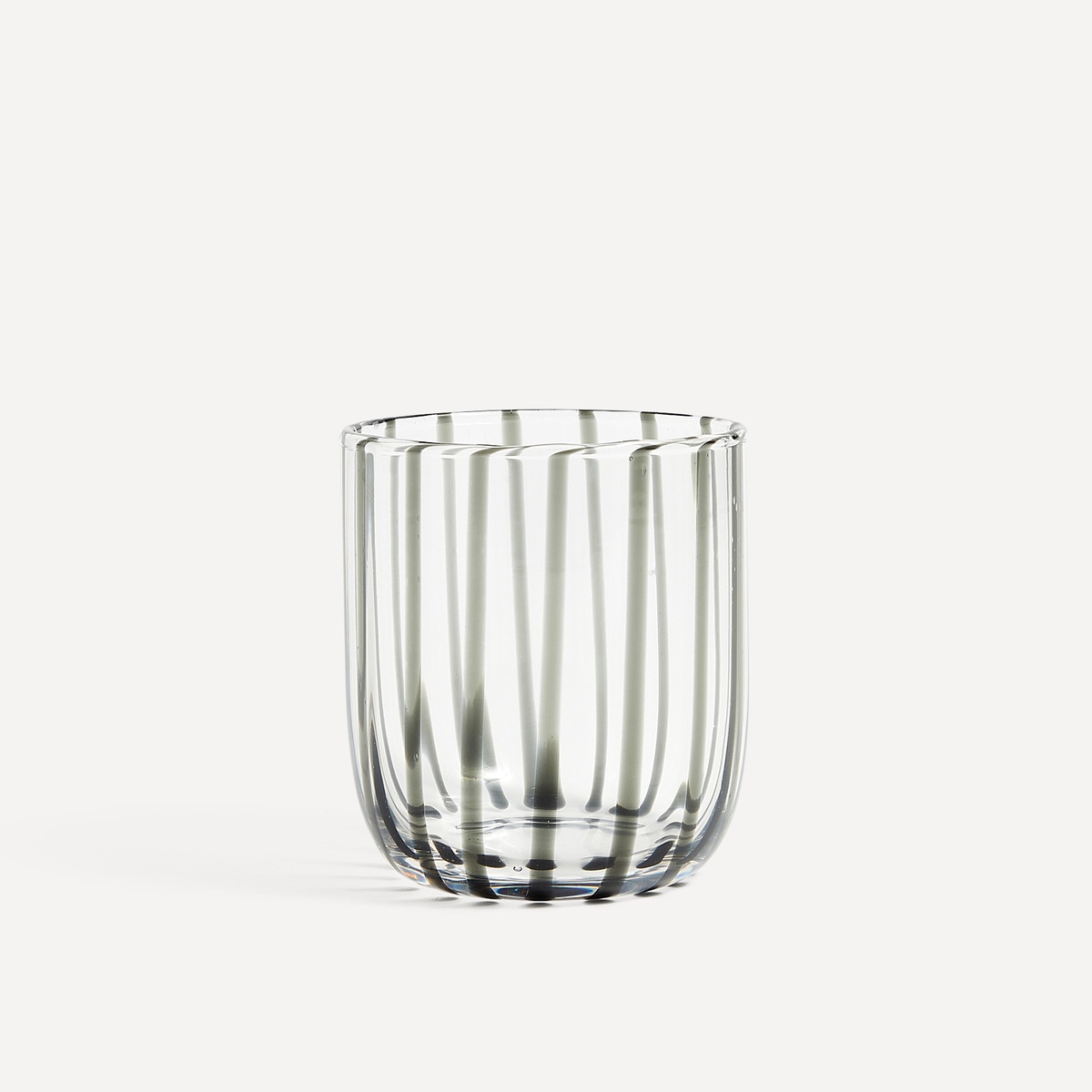 Imagen 0 de Vaso de agua vidrio Stripes Room - El Corte Inglés Azul