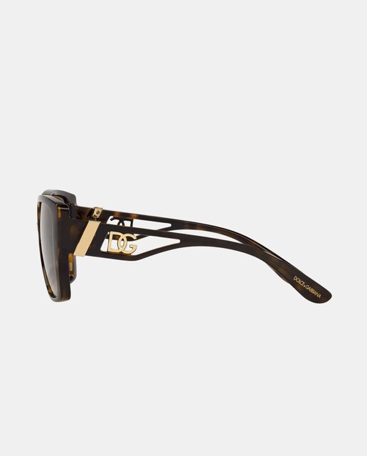 Gafas de sol cat eye en color havana con detalle de la marca · Dolce \u0026  Gabbana · El Corte Inglés