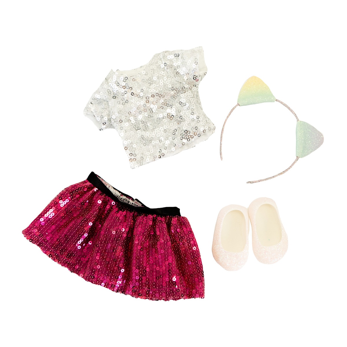 I'M A Girly - Conjunto De Lentejuelas Brillantes Para Muñecas I'M A Wow,