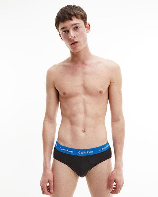Pack 3 slips de hombre negros · Calvin Klein · El Corte Inglés