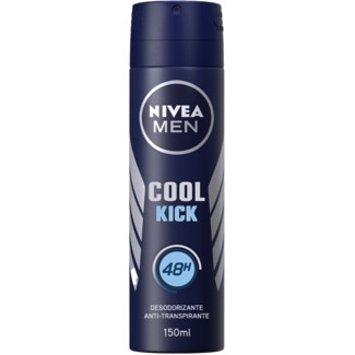 Desodorizante Spray Anti-Transpirante Cool Kick embalagem 150 ml - Nivea Men