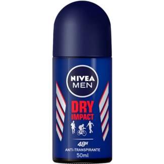 Desodorizante Roll-On Anti-Transpirante Dry Impact embalagem 50 ml - Nivea Men