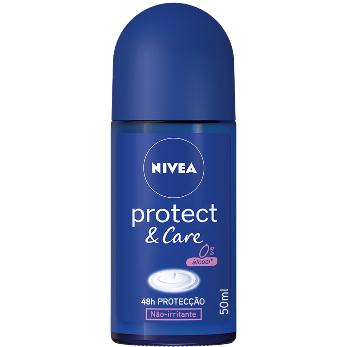 Desodorizante Roll-On Protect & Care embalagem 50 ml