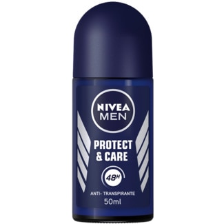 Desodorizante Roll-On Protect & Care embalagem 50 ml - Nivea Men