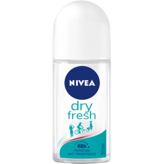Desodorizante Roll-On Dry Fresh embalagem 50 ml - Nivea