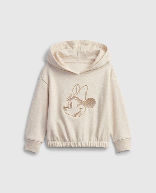 Sudadera de niña con capucha dibujo Minnie Mouse · GAP · El Corte Inglés