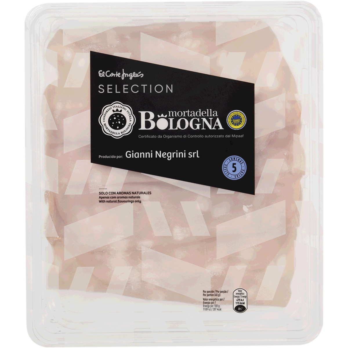 Mortadela Bologna IGP em Fatias embalagem 120 g
