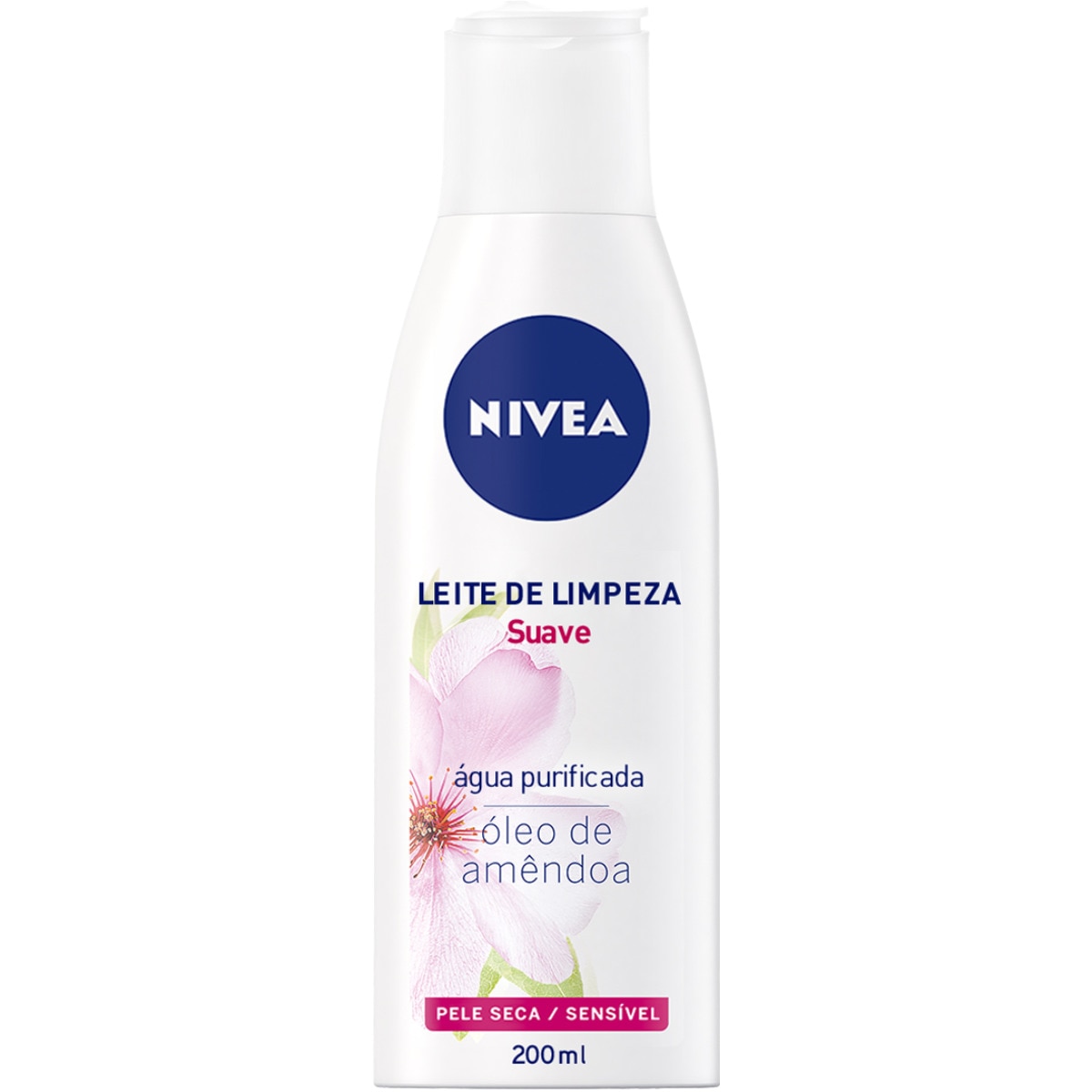 Leite de Limpeza Facial Suave embalagem 200 ml