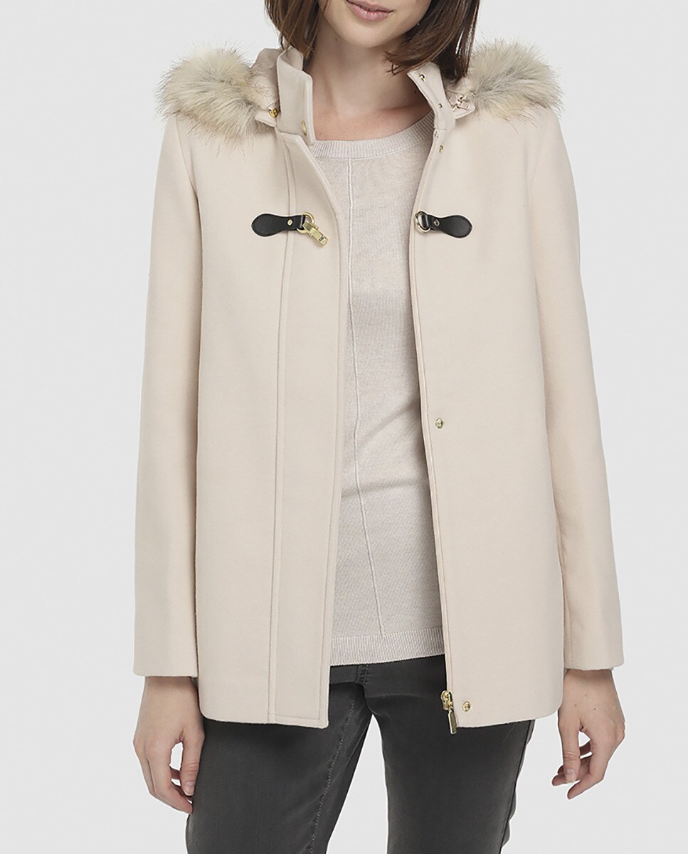 Comprar Trenca de paño de mujer Unit con capucha · Unit · Hipercor
