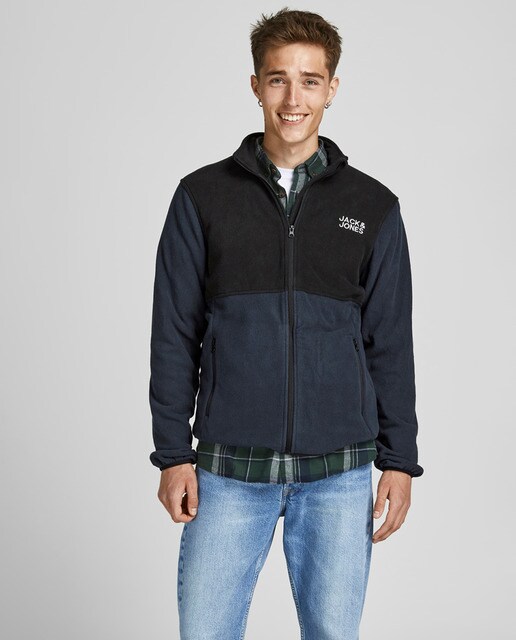 Chaqueta de hombre polar cuello alto · Jack \u0026 Jones · El Corte Inglés