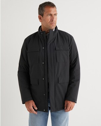 Parka de hombre gris con cuatro bolsillos tallas grandes · Dustin · El  Corte Inglés