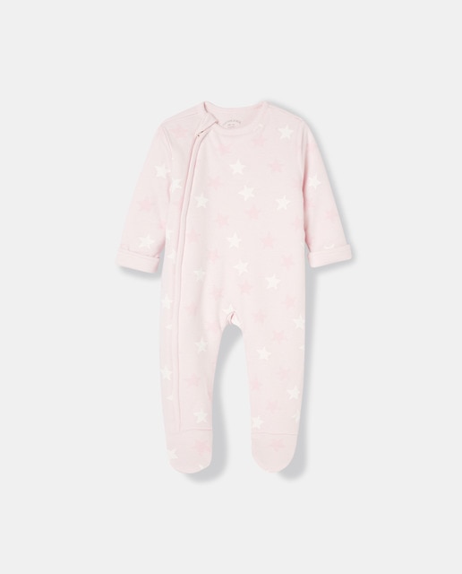 Pijama de bebé niña acolchado estrellas bicolor · Cotton Juice · El Corte  Inglés