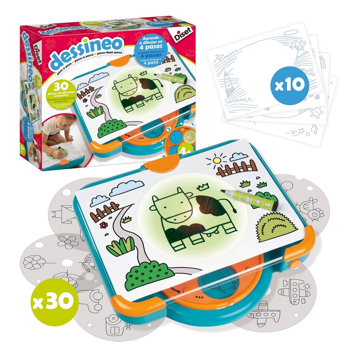 Dessineo aprende a Desenhar - passo a passo Diset 1