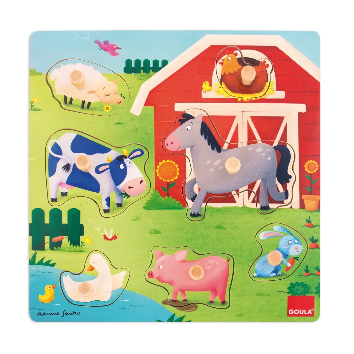 Imagem 0 de Puzzle Mamãs e Bebés Quinta Goula